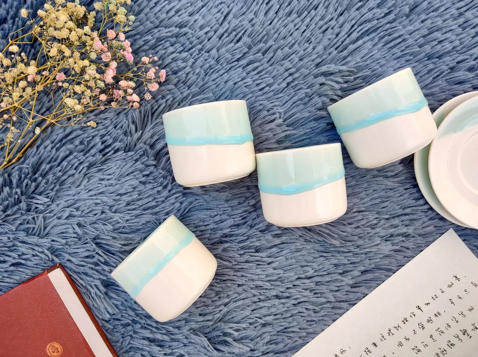 Ceramic Espresso Cup Set: Nordic Minimalist Decor, Wedding Favor