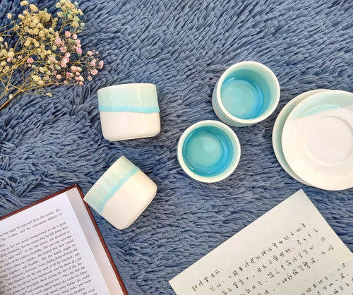 Ceramic Espresso Cup Set: Nordic Minimalist Decor, Wedding Favor